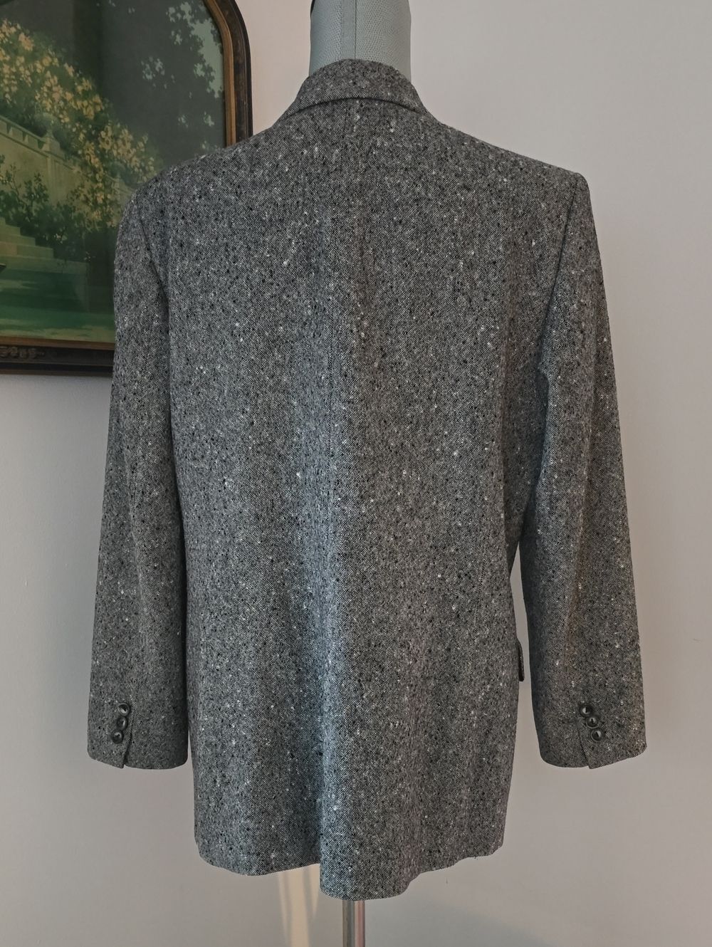 Pendleton | Classic Gray Tweed Blazer Jacket - Picture 4 of 7